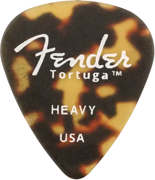 Plektren Fender 351 Tortuga Heavy Picks 6 Stü